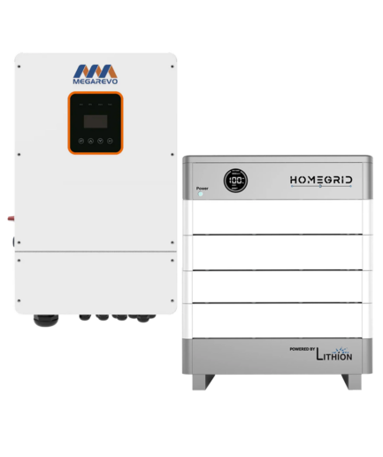 HomeGrid /Megarevo 19.2kWh Kit – 10kW Megarevo R10KLNA + 19.2kWh (4) HomeGrid Lithium Battery - Bundle