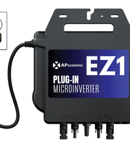 APsystems EZ1 Microinverter – Plug In Dual-Module Inverter for 120V Circuits (Up to 2 Panels) Balcony Solar