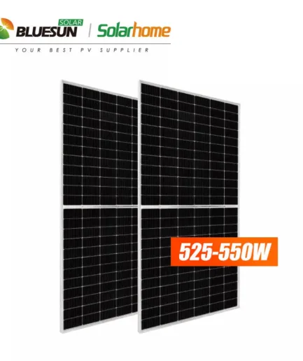 Bluesun - 550W - Bifacial Dual Glass Solar Panel - BSM550M10-72HBD - (31) Pallet Only