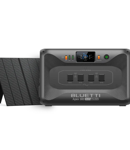 Bluetti Apex 300 Power Station (3,072Wh Storage / 3,000W Output) + PV350 350W Portable Solar Panel Kit