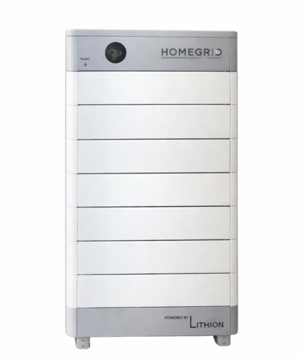 HomeGrid Stack'd 33.6 kWh - (7) 48V Standard All Weather Lithium Battery 4000051 + BMS and Base 4000044 HG-7-Stack