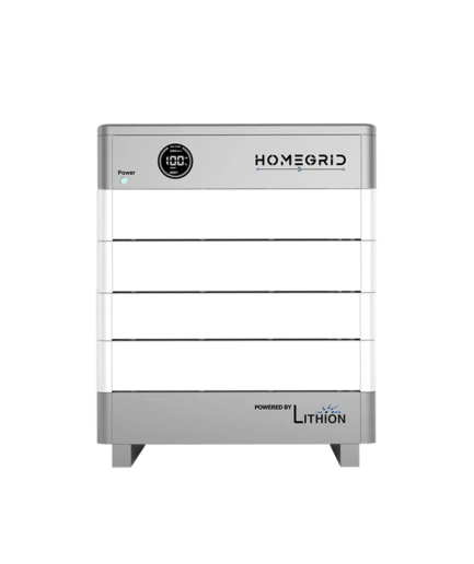 HomeGrid Stack'd HEATED 19.2 kWh - (4) 48V Lithium Battery Heated All Weather Modules + BMS and Base HG-4-Stack