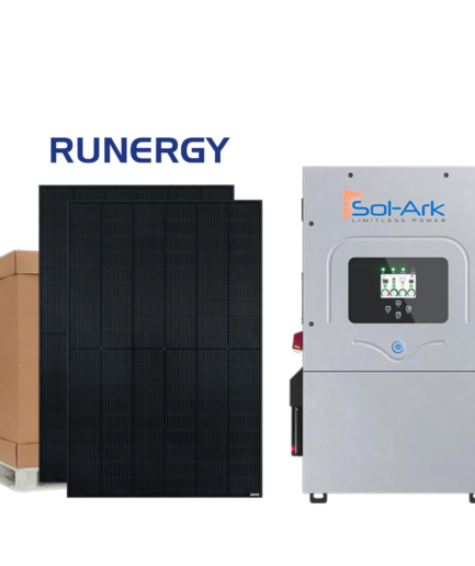 9.9kW Solar Kit - Runergy 450W (22) + Sol-Ark 12K-2P Hybrid Inverter (9kW AC Output)