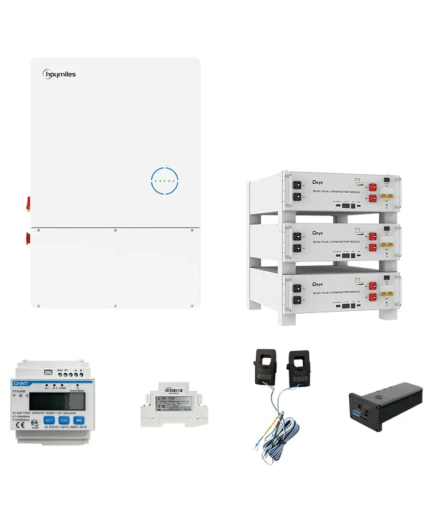 Hoymiles 11.5kW Hybrid Inverter +  Deye 15.4kWh SE-G5.1 Pro-B LifePO4 Lithium Battery —  Bundle