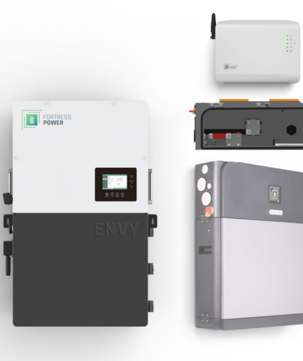 Fortress Power Bundle - Envy 12kW - eForce 9.6 kWh - eWay and Base - Guardian Gateway (Extended Warranty)