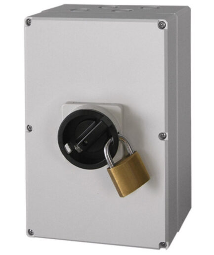 IMO Enclosed DC Switch IP65 25A 700 VDC 6 SI25-PEL64R-6 Pole Gray