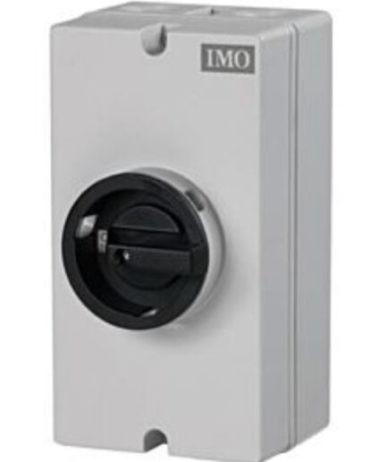 IMO Enclosed DC Switch IP66 16A 900 VDC 2 SI16-PEL64R-2 Pole Gray