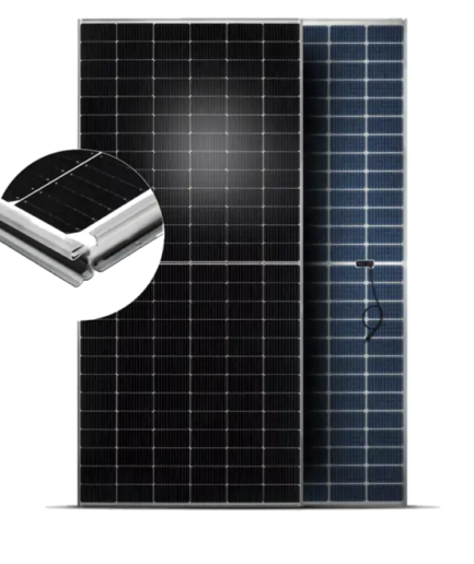 Qcells 595W Bifacial Steel Frame Solar Panel Q.PEAK DUO RSF XL-G11S.3/BFG Assembled in the USA