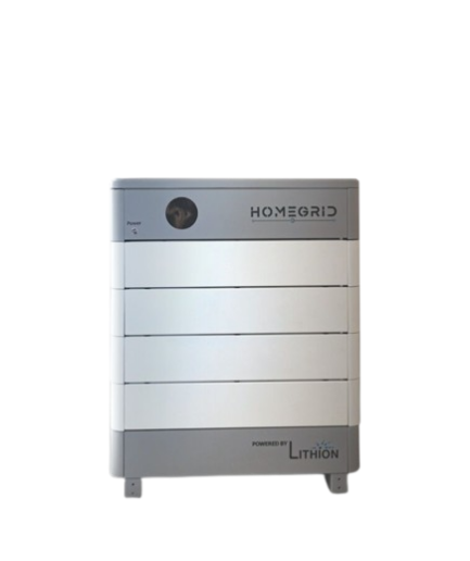 HomeGrid Stack'd 19.2 kWh - (4) 48V Lithium Battery Standard All Weather Modules + BMS and Base HG-4-Stack